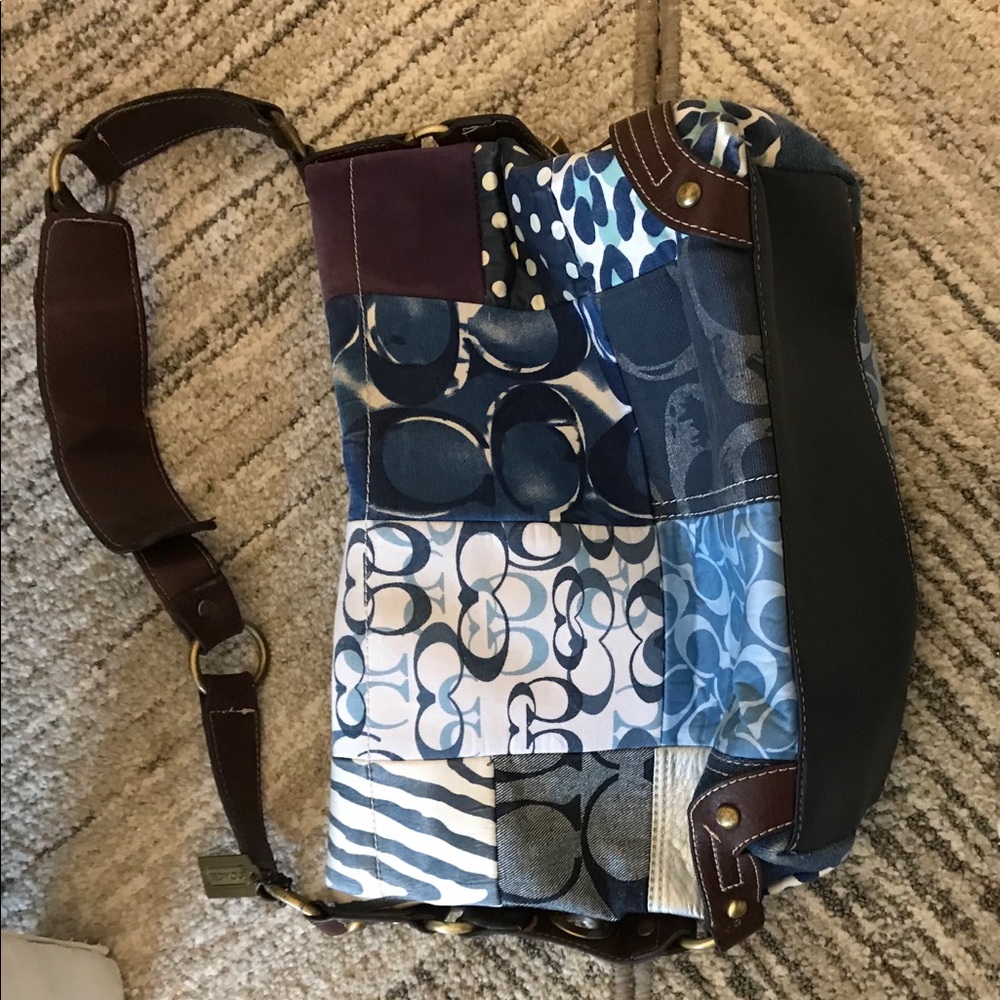 ❤️Authentic Coach Patchwork Tote❤️ - Picture 2 of 4